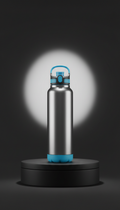 Stainless Steel Water Bottle Electric Blue