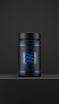 Performance Supplement Capsules Matte Black