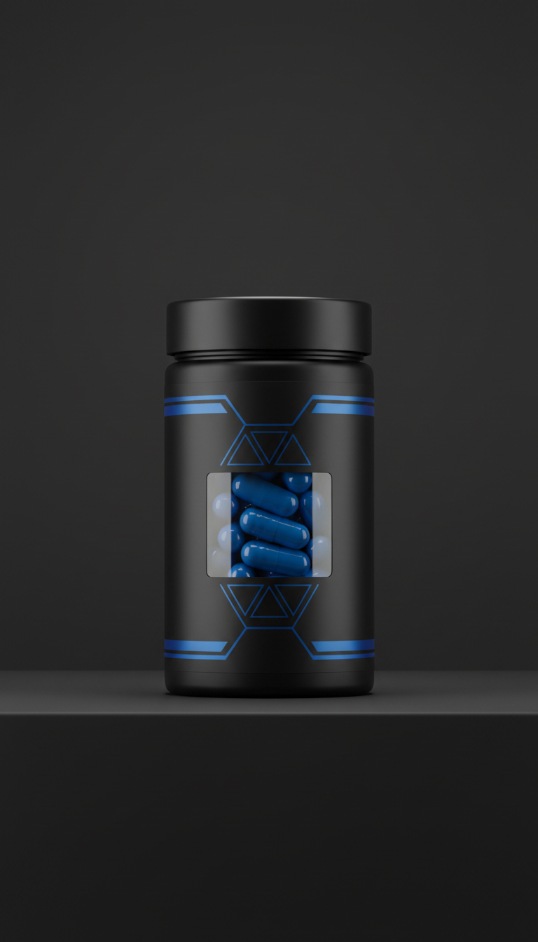 Performance Supplement Capsules Matte Black
