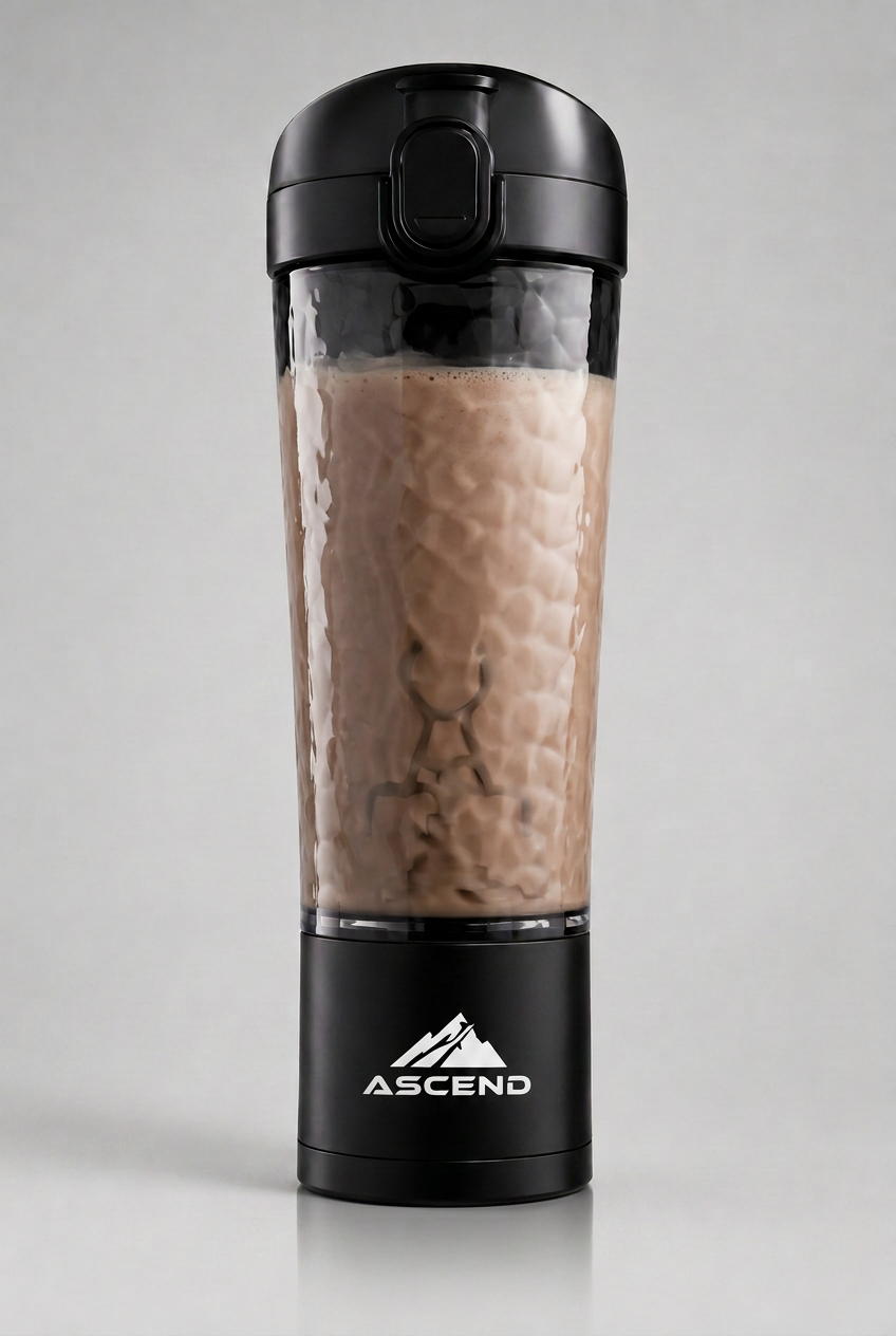 ASCEND Pro Electric Shaker with protein shake